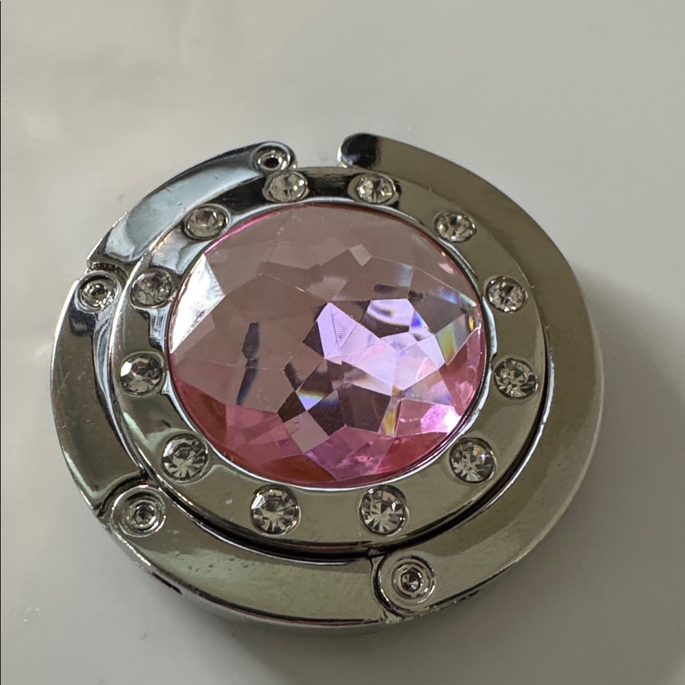 Foldable Crystal Bag Purse Hook Hanger Women’s Qty1 NWOT - Picture 4 of 4